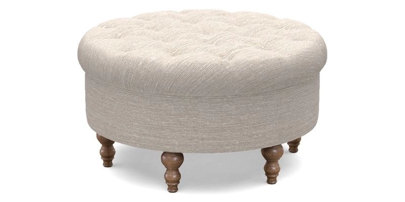 Burford Footstool in V&A Threads of India Opulent Velvets Lahore Dynasty Flame with fringe in Sophie Bullion Fringe Currant