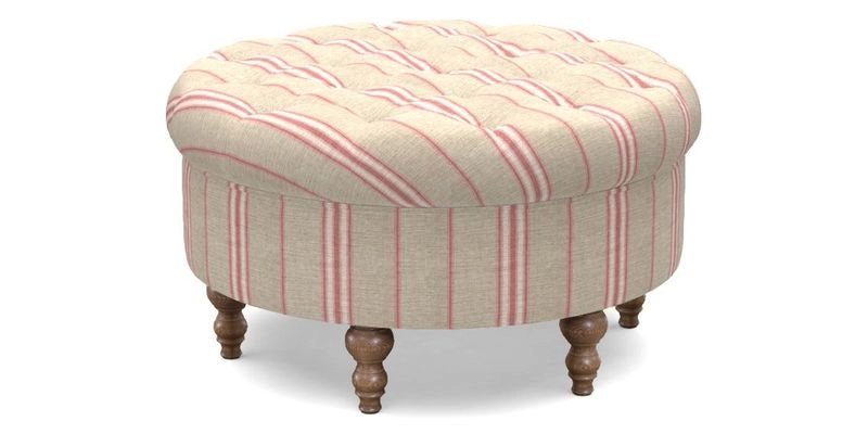 Burford Footstool in V&A Threads of India Opulent Velvets Lahore Dynasty Flame with fringe in Sophie Bullion Fringe Currant Burford Footstool in V&A Threads of India Opulent Velvets Lahore Dynasty Flame with fringe in Sophie Bullion Fringe Currant