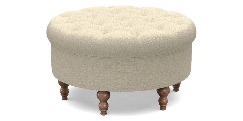 Burford Footstool in V&A Threads of India Opulent Velvets Lahore Dynasty Flame with fringe in Sophie Bullion Fringe Currant