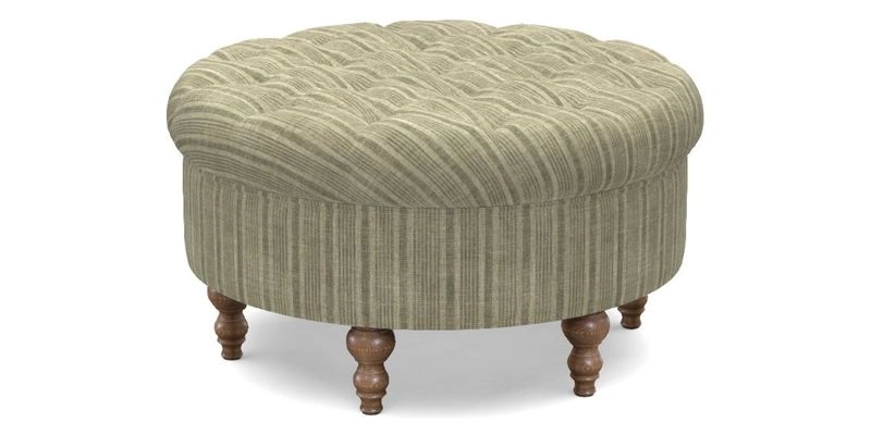 Burford Footstool in V&A Threads of India Opulent Velvets Lahore Dynasty Flame with fringe in Sophie Bullion Fringe Currant