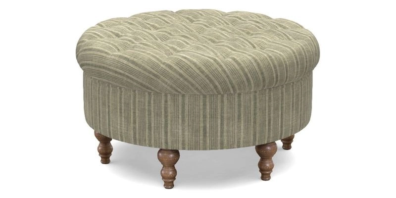 Burford Footstool in V&A Threads of India Opulent Velvets Lahore Dynasty Flame with fringe in Sophie Bullion Fringe Currant