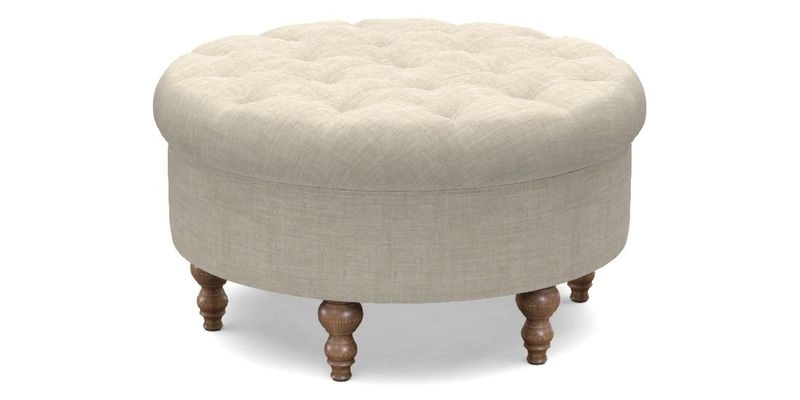 Burford Footstool in V&A Threads of India Opulent Velvets Lahore Dynasty Flame with fringe in Sophie Bullion Fringe Currant