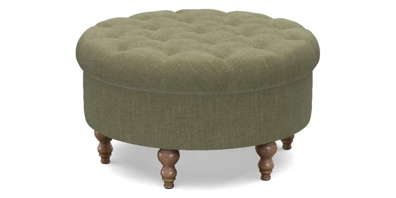 Burford Footstool in V&A Threads of India Opulent Velvets Lahore Dynasty Flame with fringe in Sophie Bullion Fringe Currant