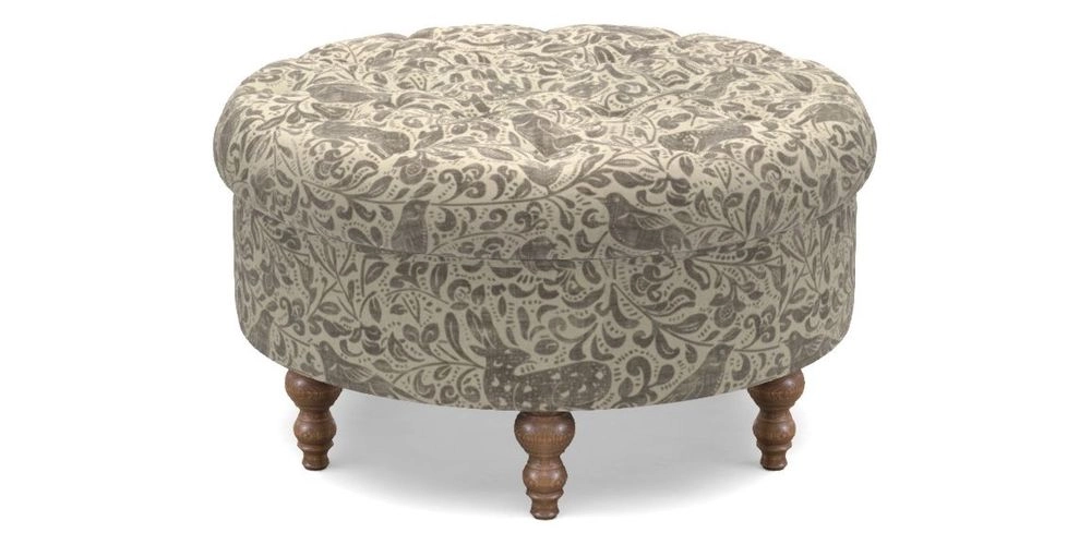 Bespoke Round Footstools