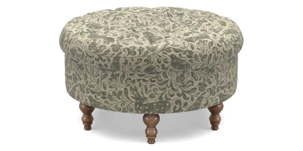 Bespoke Round Footstools