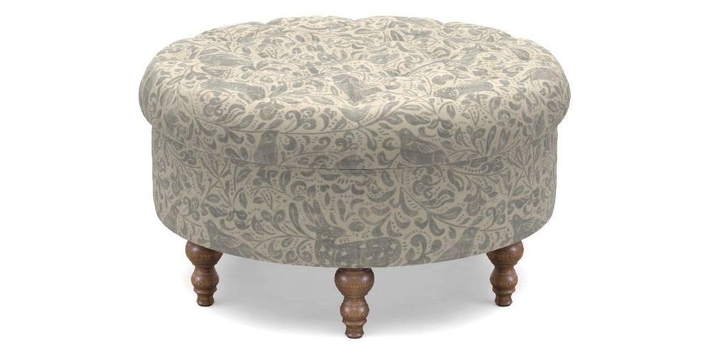 Bespoke Round Footstools