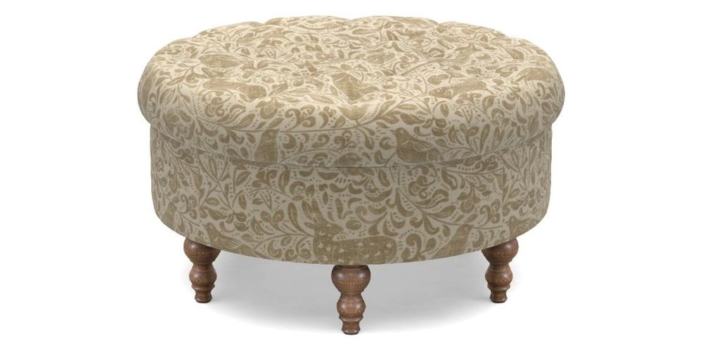 Bespoke Round Footstools
