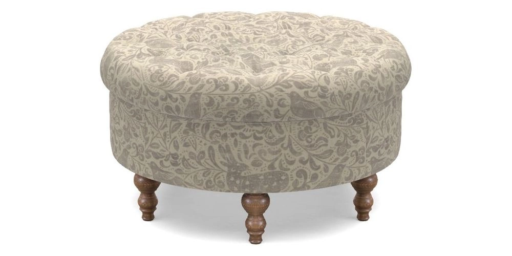 Bespoke Round Footstools