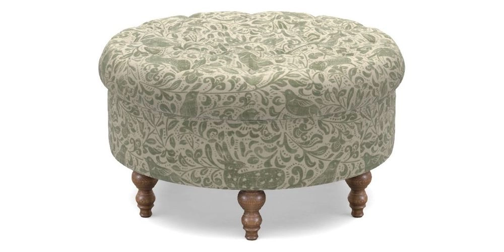 Bespoke Round Footstools