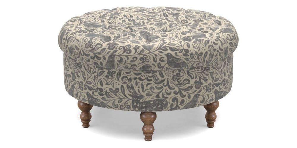 Bespoke Round Footstools
