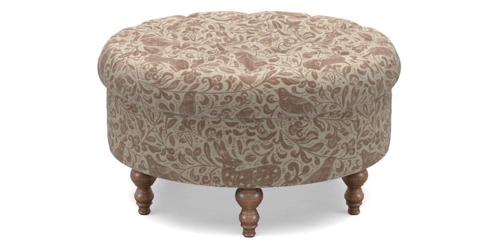 Bespoke Round Footstools