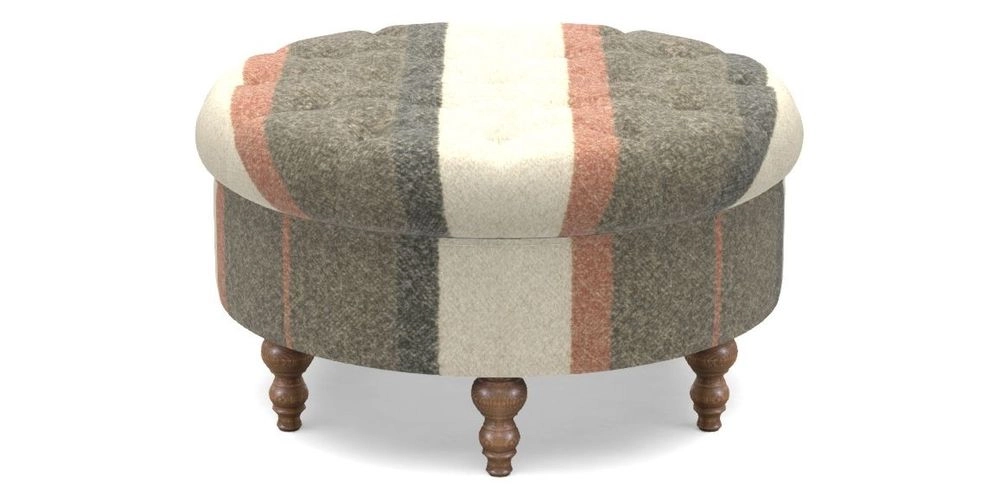 Bespoke Round Footstools