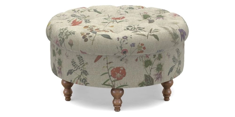 Bespoke Round Footstools