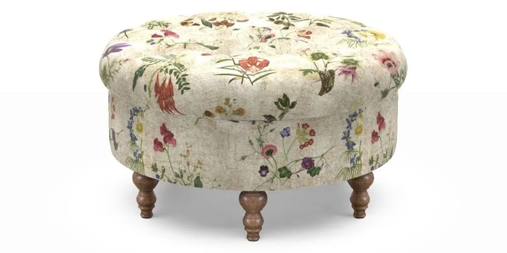 Bespoke Round Footstools