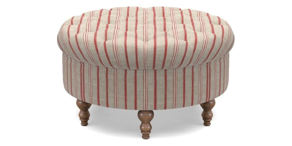 Bespoke Round Footstools