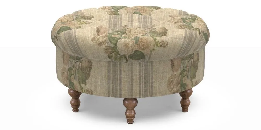 Bespoke Round Footstools