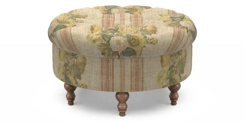 Bespoke Round Footstools