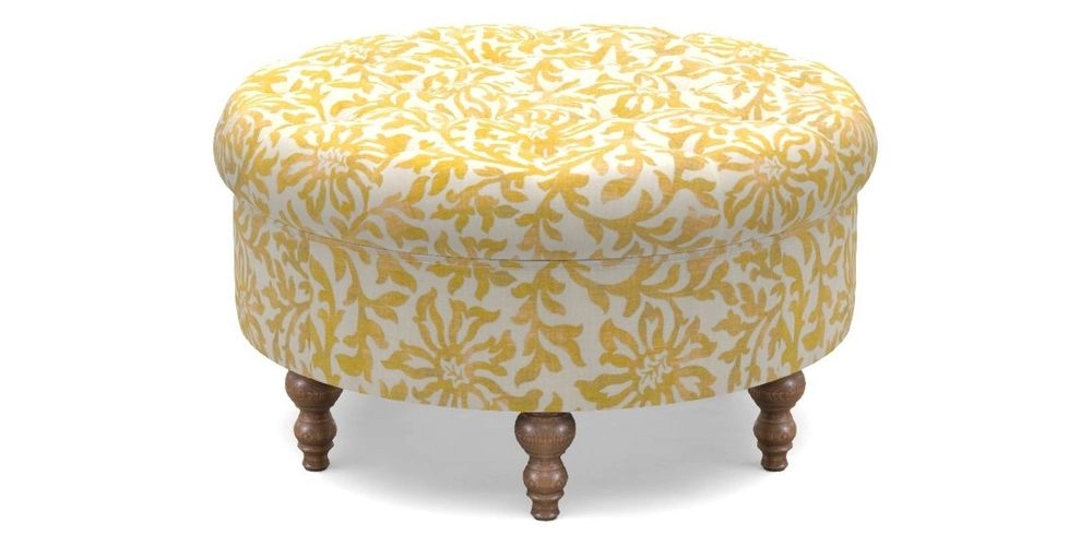 Bespoke Round Footstools