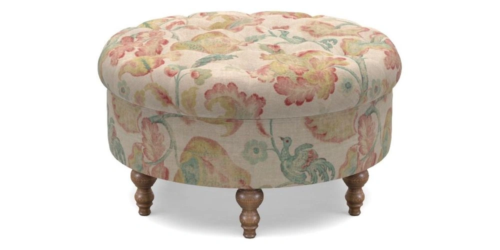 Bespoke Round Footstools