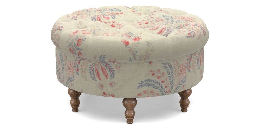 Bespoke Round Footstools