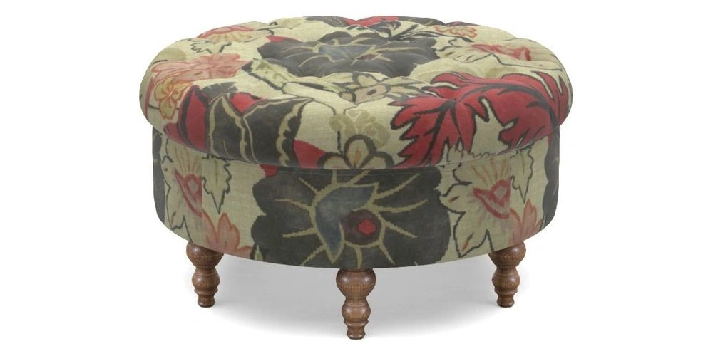 Bespoke Round Footstools