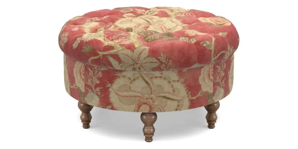 Bespoke Round Footstools