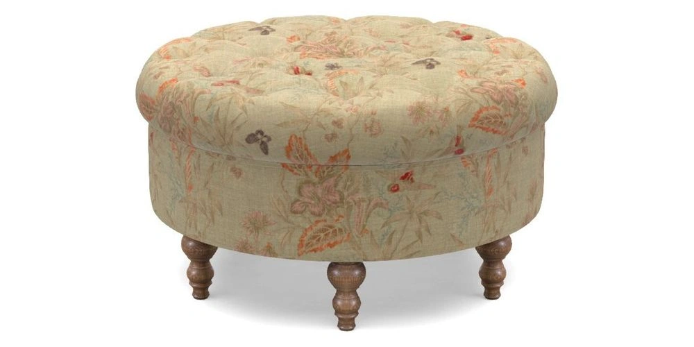 Bespoke Round Footstools