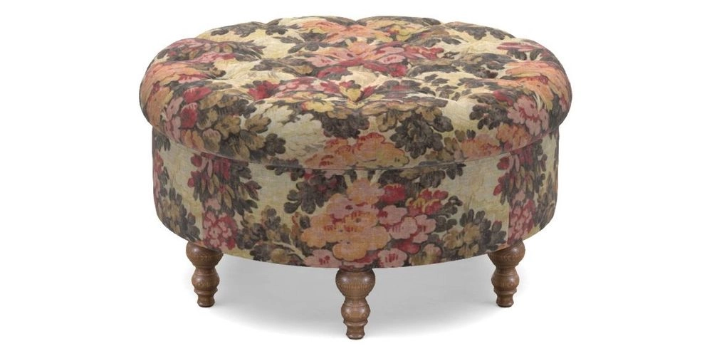 Bespoke Round Footstools