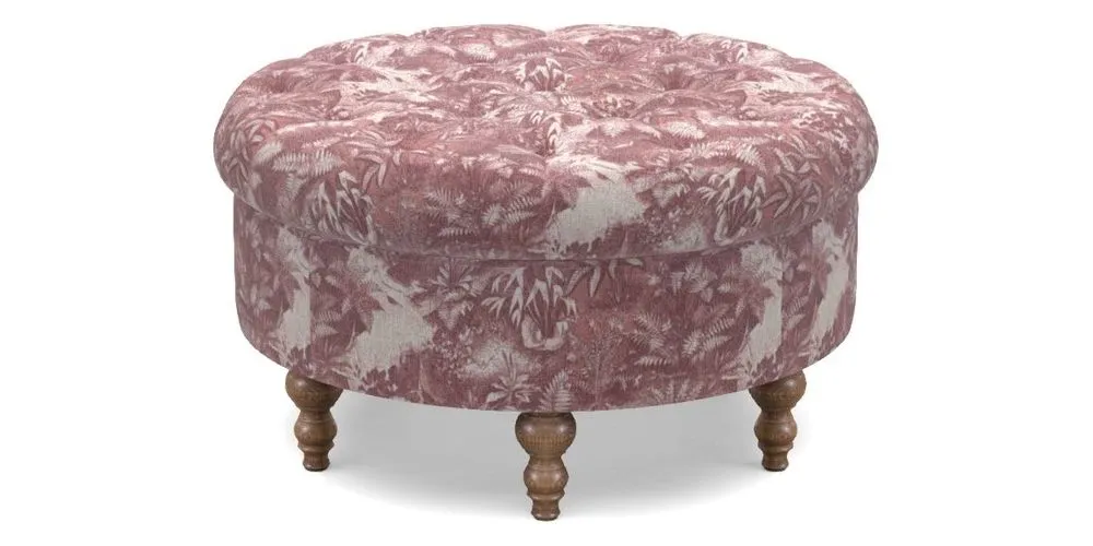 Bespoke Round Footstools
