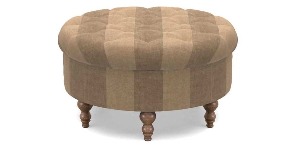 Bespoke Round Footstools