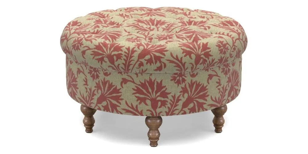 Bespoke Round Footstools