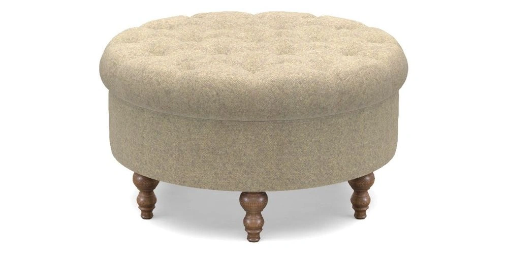 Bespoke Round Footstools