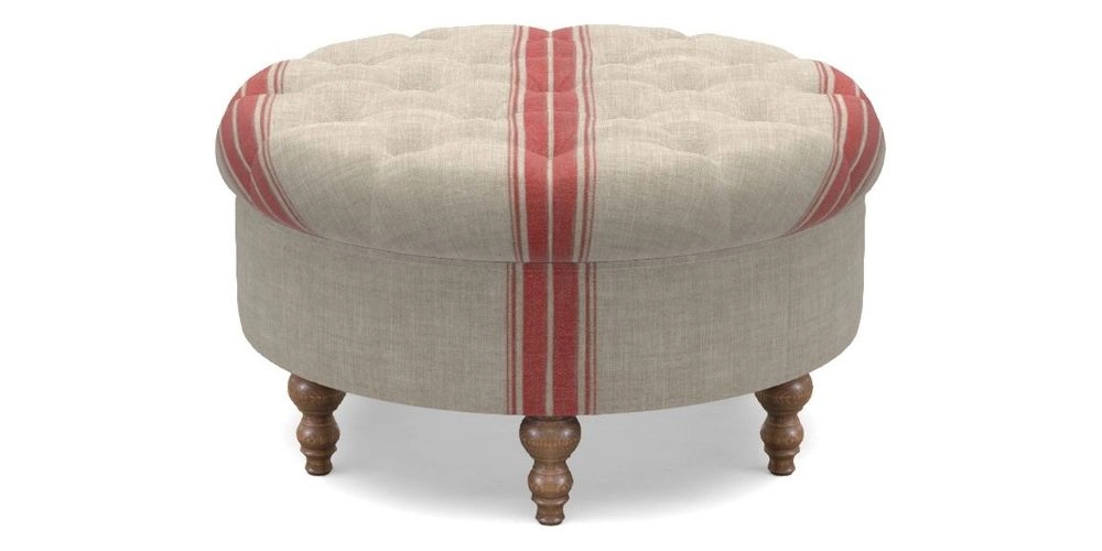 Bespoke Round Footstools