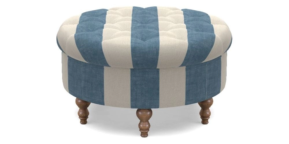 Bespoke Round Footstools