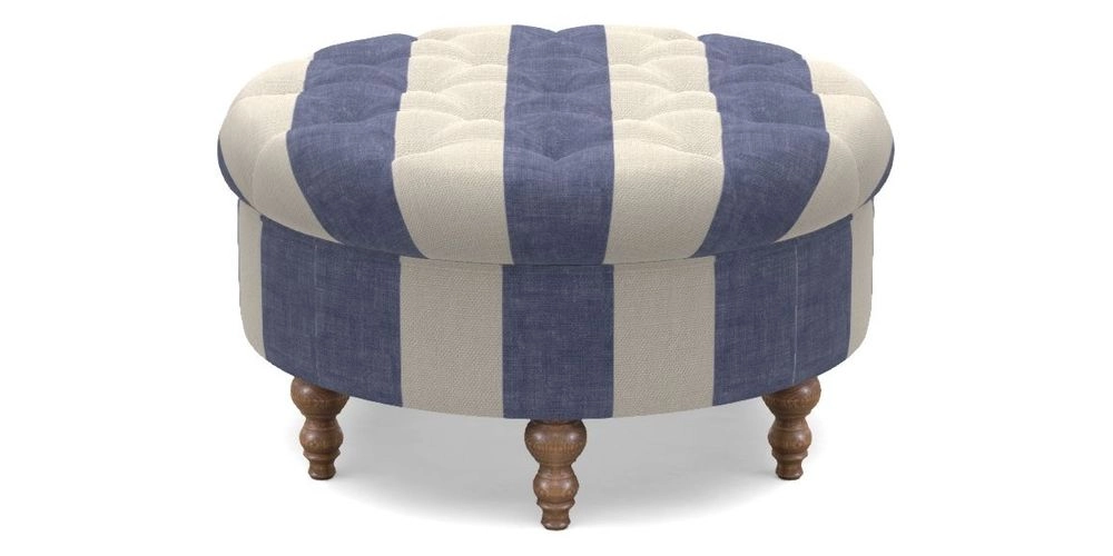 Bespoke Round Footstools