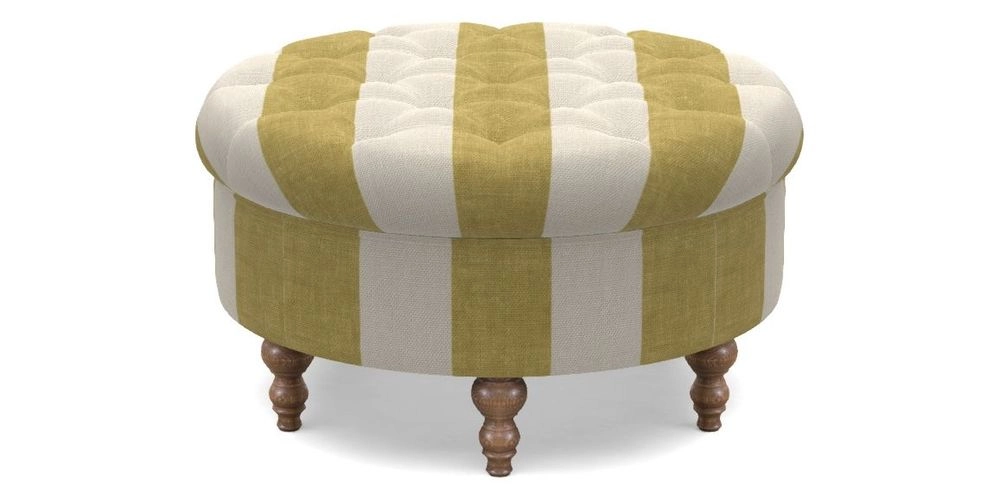 Bespoke Round Footstools