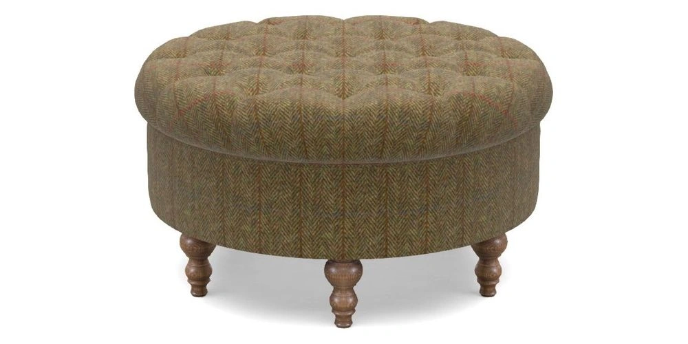Bespoke Round Footstools