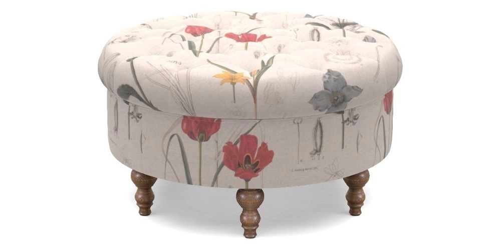 Bespoke Round Footstools