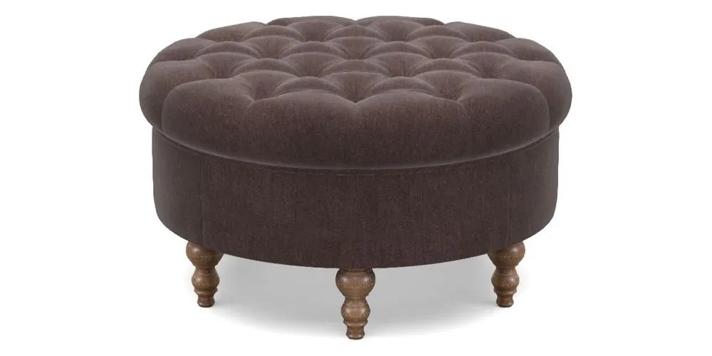 Bespoke Round Footstools