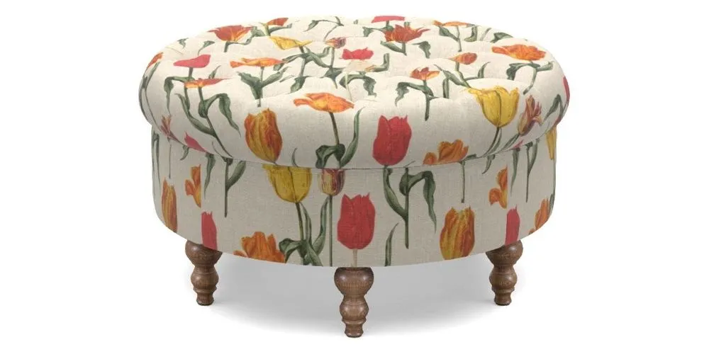 Bespoke Round Footstools