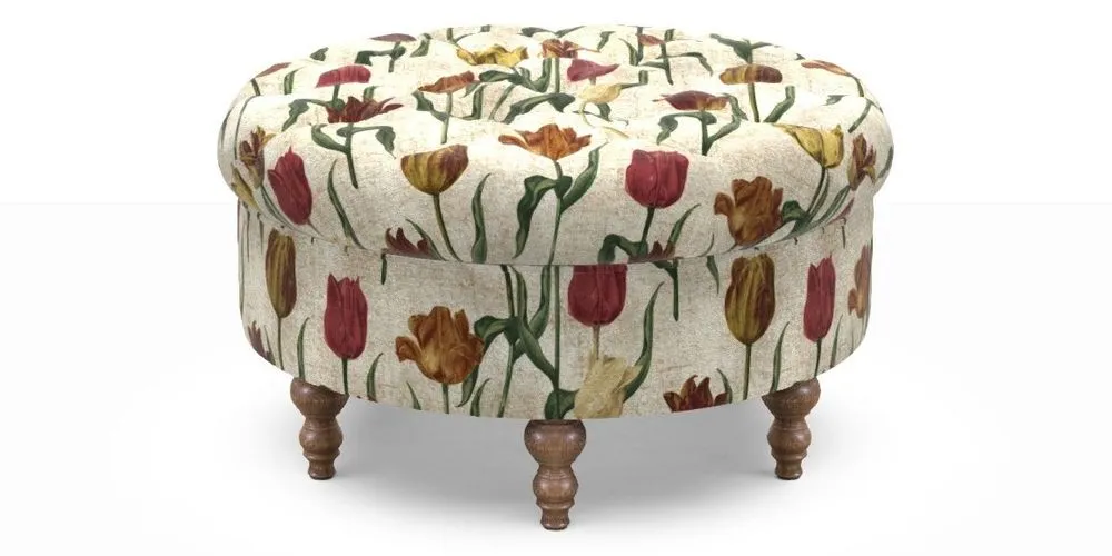 Bespoke Round Footstools