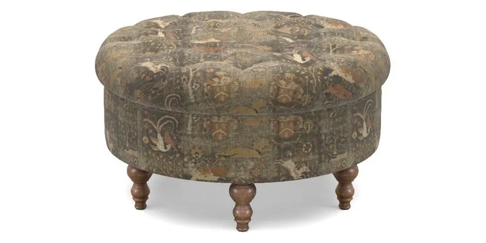 Bespoke Round Footstools