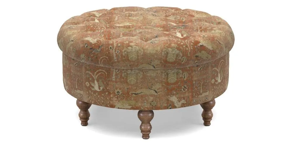 Bespoke Round Footstools