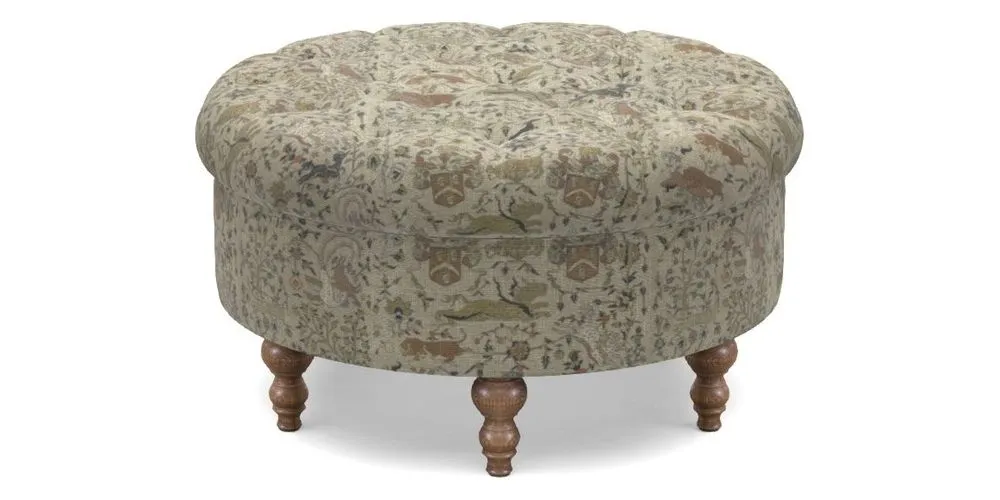 Bespoke Round Footstools
