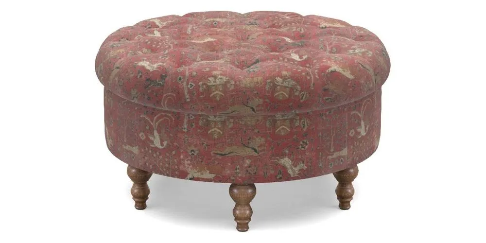 Bespoke Round Footstools