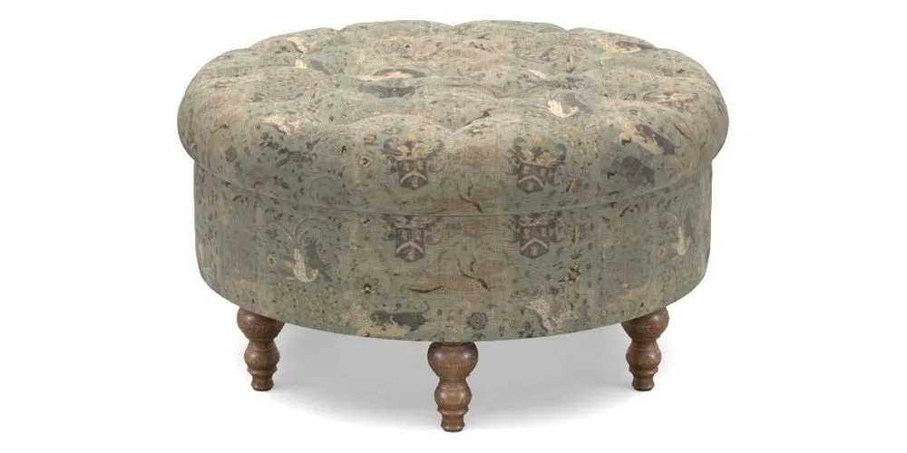 Bespoke Round Footstools