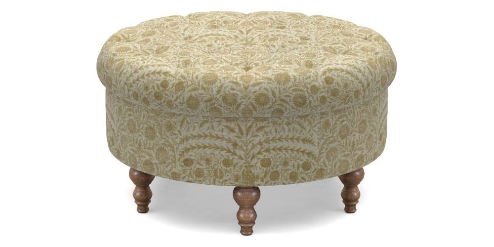 Bespoke Round Footstools