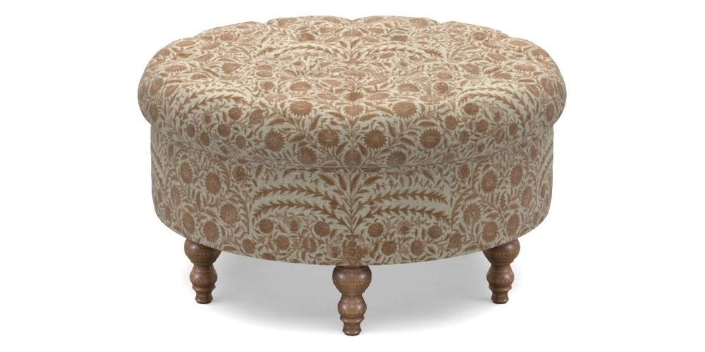 Bespoke Round Footstools