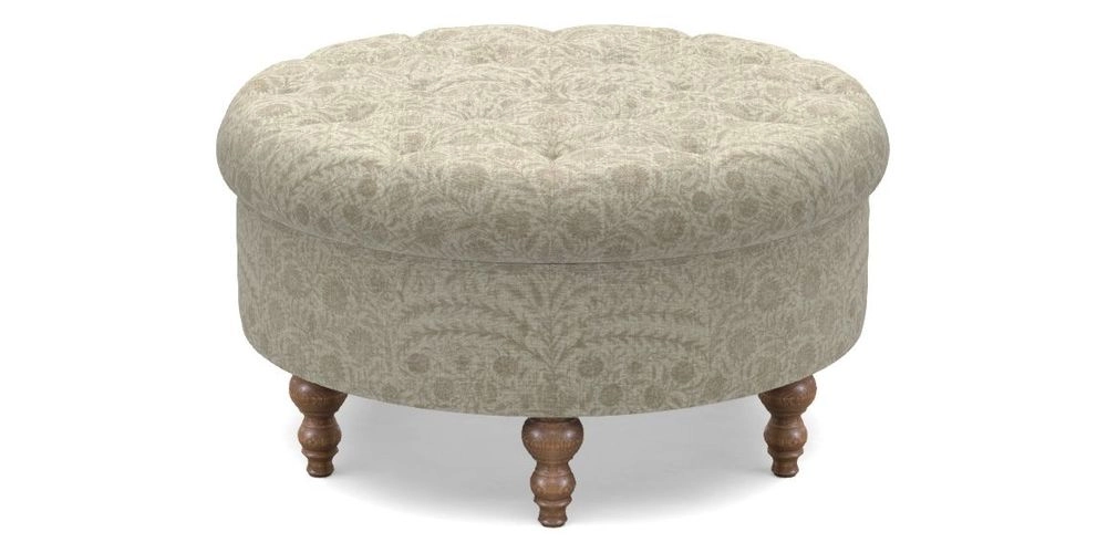 Bespoke Round Footstools