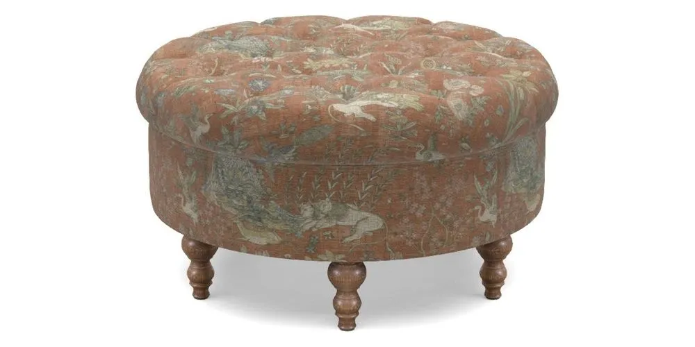 Bespoke Round Footstools